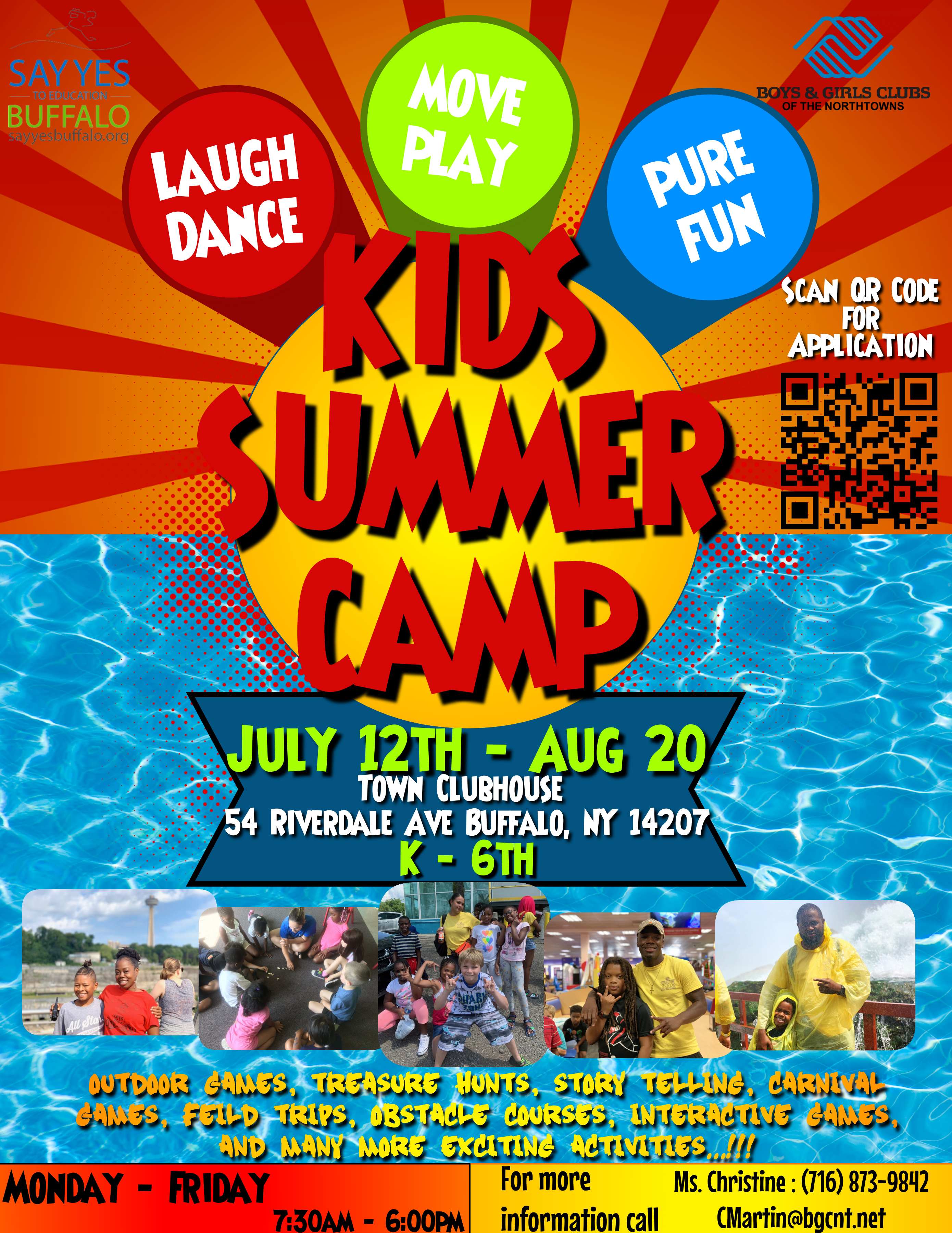 Boys and Girls Clubs of the Northtowns - Say Yes Summer Camp